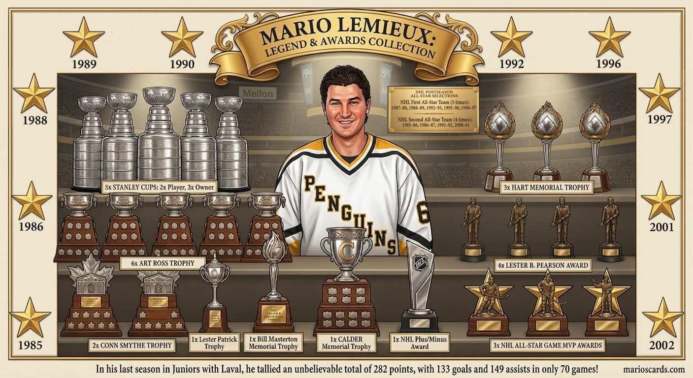 Mario Lemieux Trophies and Awards All Star
